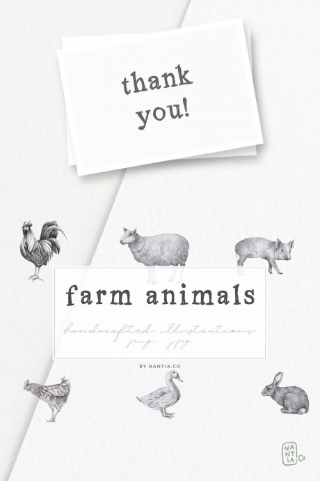 Farm Animals Illustration Pack