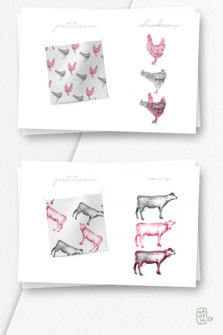 Farm Animals Illustration Pack