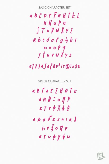 Muri Handcrafted Greek Font