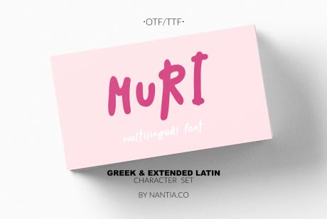 Muri Handcrafted Greek Font