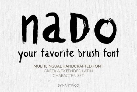 nado Brush Font