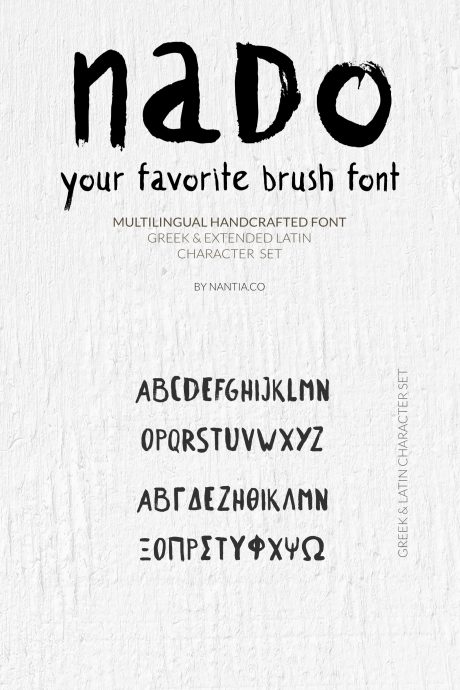 naDo Brush Font