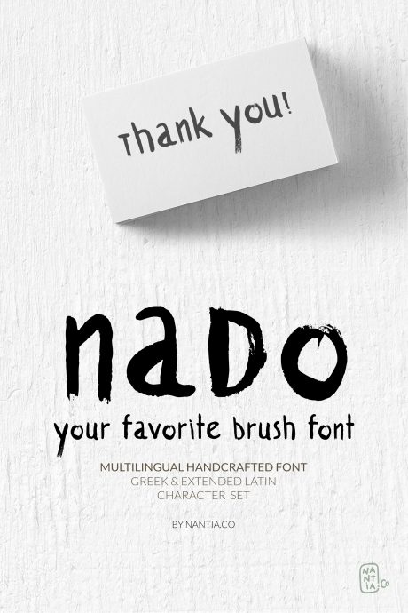 nado Brush Font