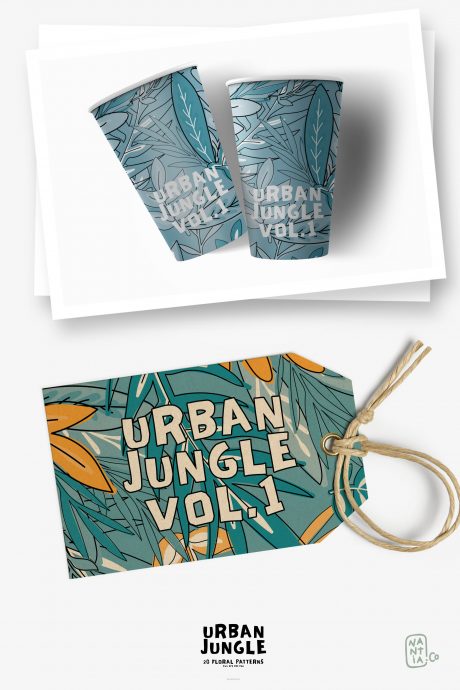 Seamless Patterns 20 x Urban Jungle Vol 1