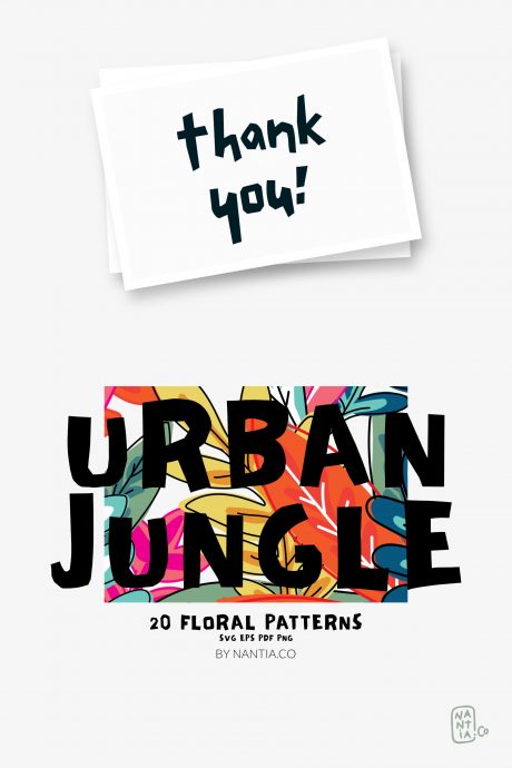 Seamless Patterns 20 x Urban Jungle Vol 1