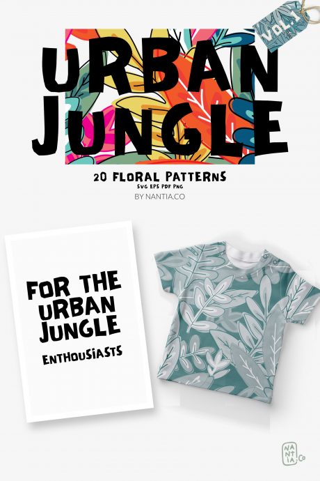 Seamless Patterns 20 x Urban Jungle Vol 1