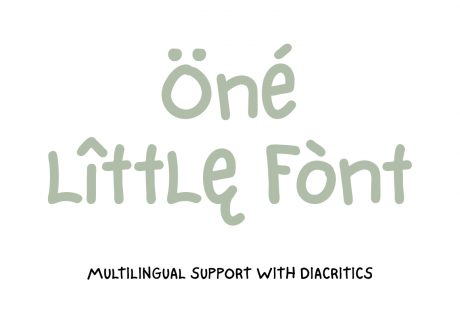 One Little Font