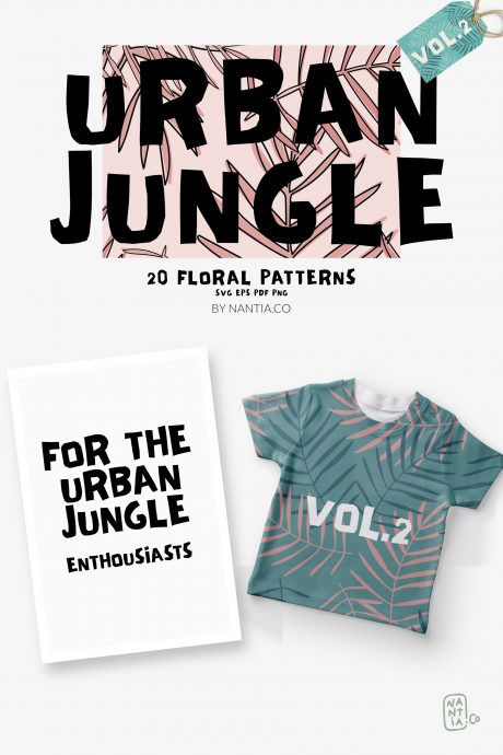 Seamless Patterns 20 x Urban Jungle Vol 2