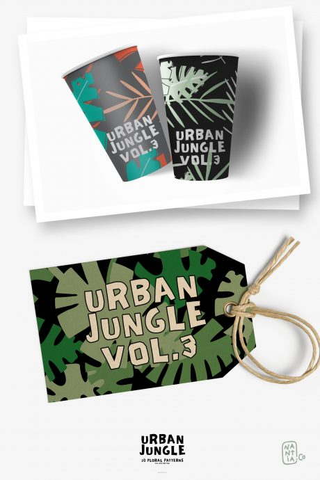 Seamless Patterns 20 x Urban Jungle Vol 3