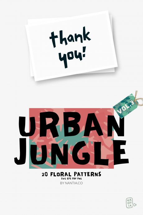 Seamless Patterns 20 x Urban Jungle Vol 3