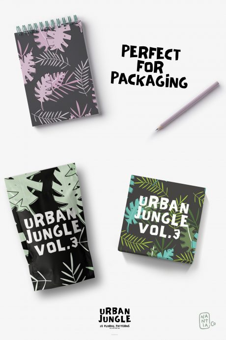 Seamless Patterns 20 x Urban Jungle Vol 3