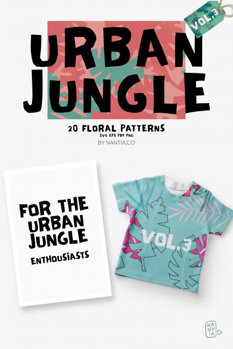 Seamless Patterns 20 x Urban Jungle Vol 3