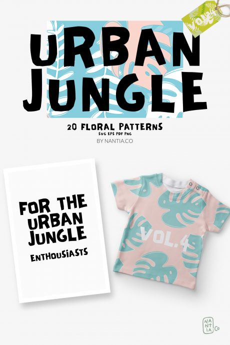 Seamless Patterns 20 x Urban Jungle Vol 4