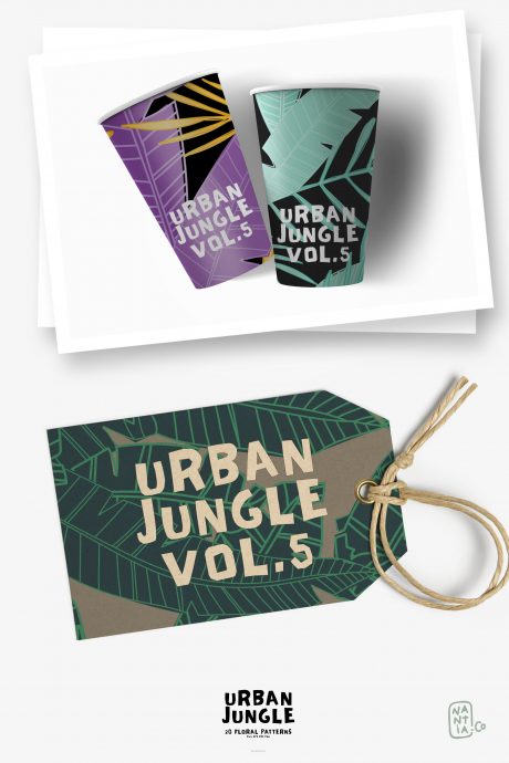 Seamless Patterns 20 x Urban Jungle Vol 5