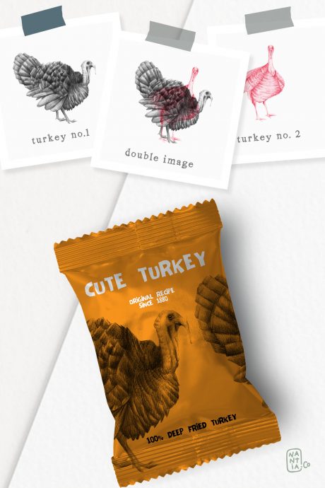 Hand drawn Turkeys Illustrations