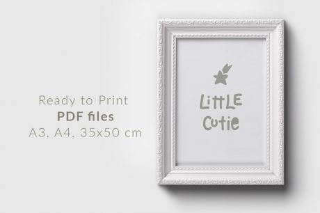 Little Cutie, nursery printable!