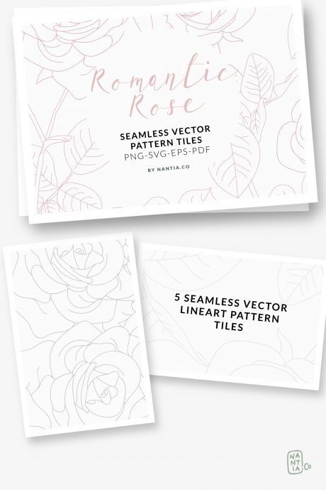 Romantic Rose Pattern Pack