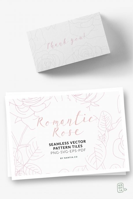 Romantic Rose Pattern Pack