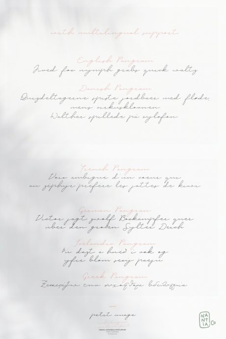 Petit Nuage Signature Font