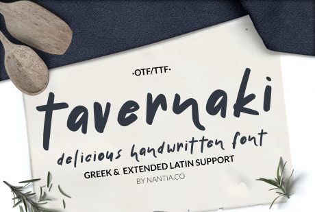 Tavernaki Handwritten Delicious Font