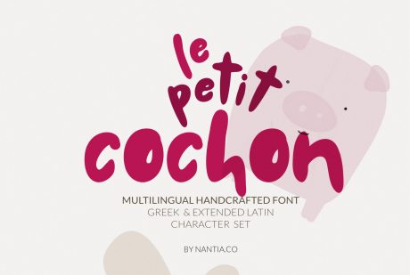 Chubby Font Le Petit Cochon