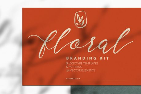 Floral Branding Kit - Logo Template