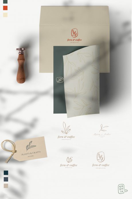 Floral Branding Kit - Logo Template