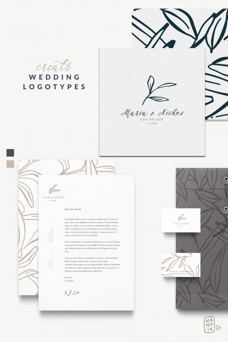 Floral Branding Kit - Logo Template