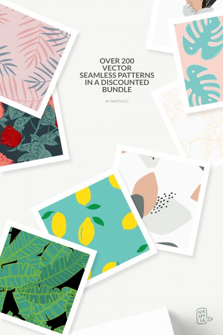 200 + Vector Patterns Bundle