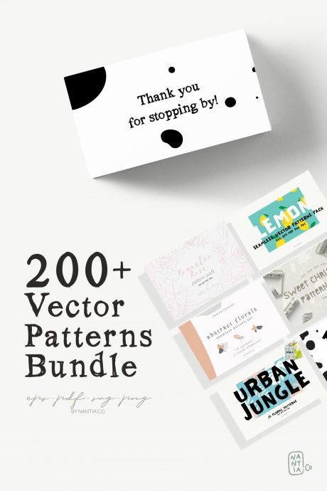 200 + Vector Patterns Bundle