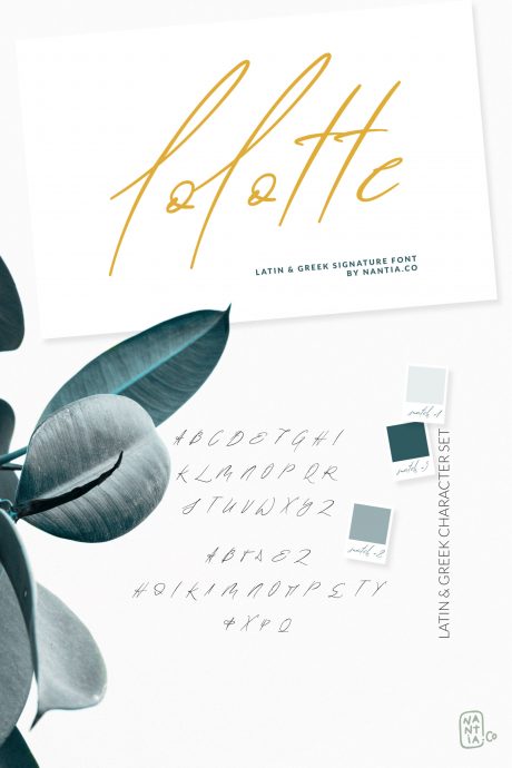 Lolotte Multilingual Signature Font