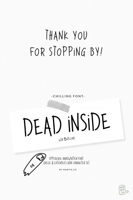 Dead Inside Chilling Font