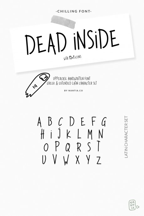 Dead Inside Chilling Font