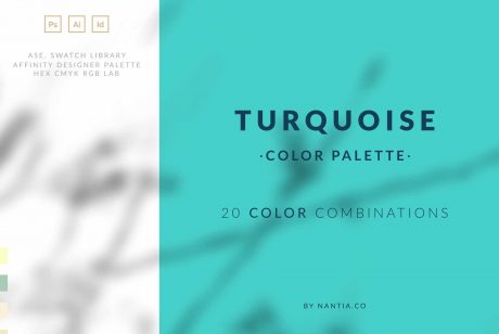 Turquoise Color Palette collection