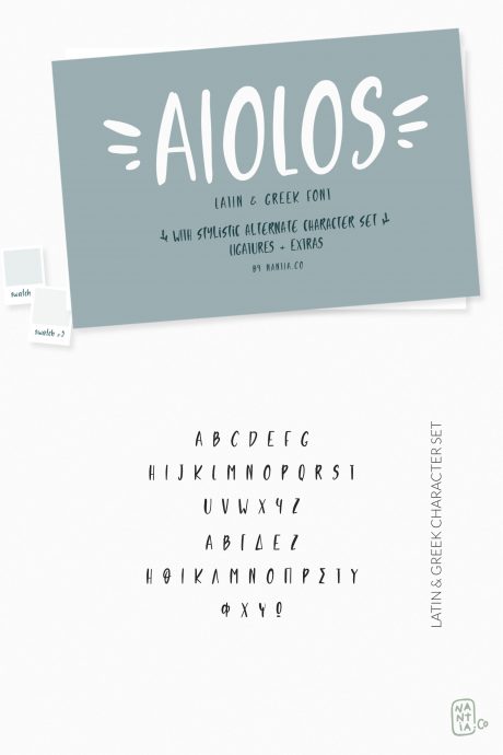 Aiolos Greek Font with extras