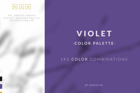 Violet Color Palette collection