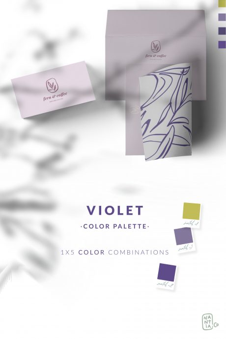 Violet Color Palette collection