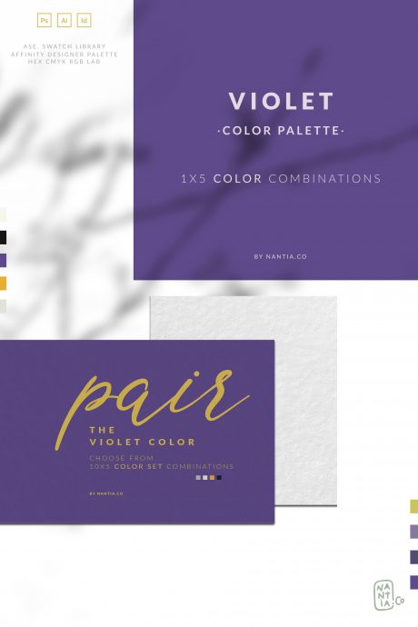 Violet Color Palette collection