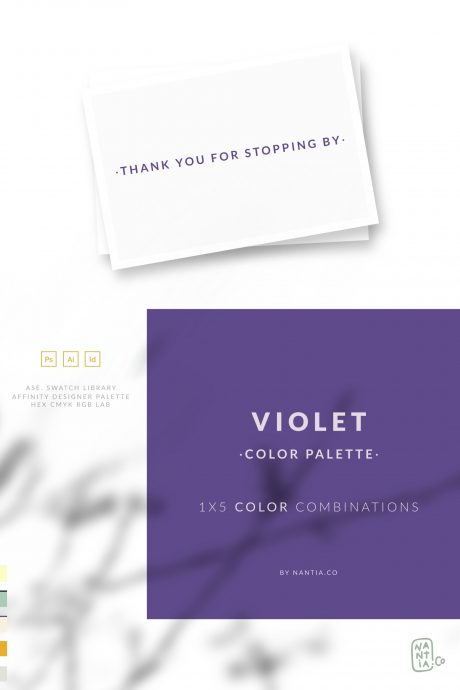 Violet Color Palette collection