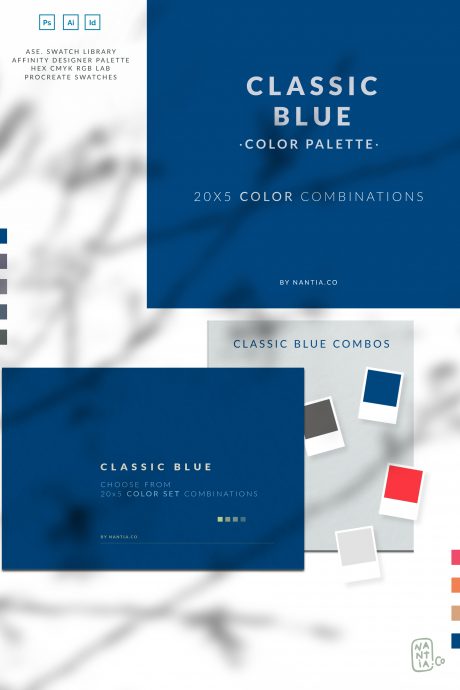 Classic blue Color Palette