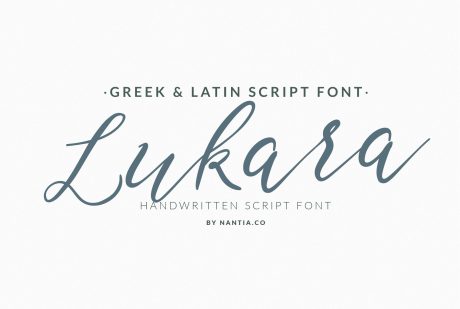lukara-script-greek-font