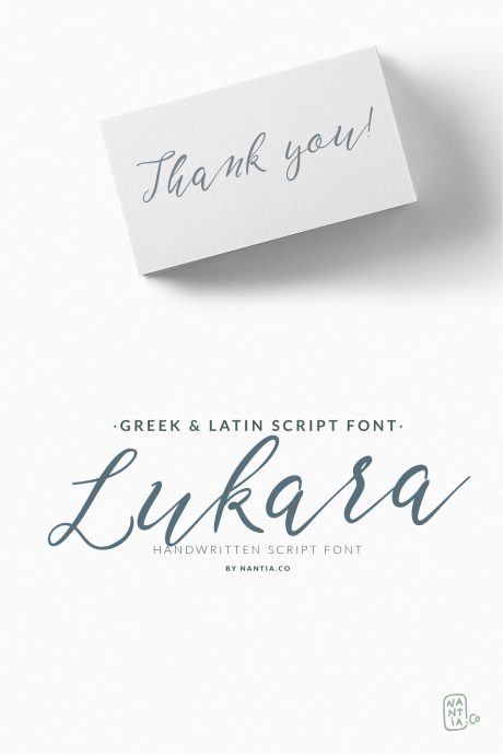 lukara-script-greek-font