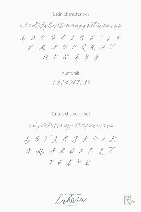lukara-script-greek-font