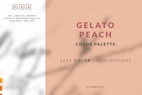 Peach Gelato Color Palette