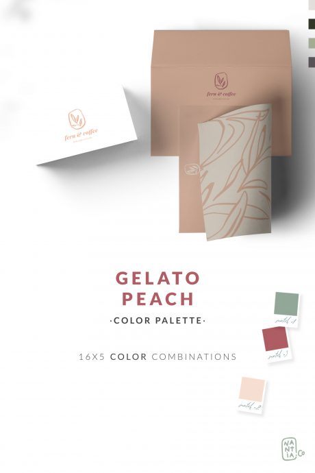 Peach Gelato Color Palette