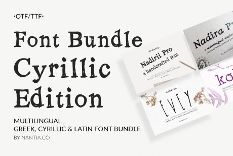 Cyrillic Font Bundle