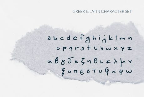 Okeanos Handwritten Greek Cyrillic Font