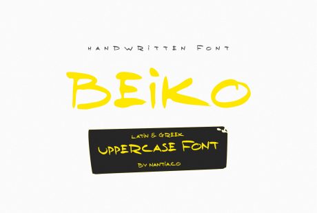 Beiko Uppercase Greek Font