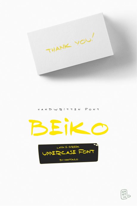 Beiko Uppercase Greek Font